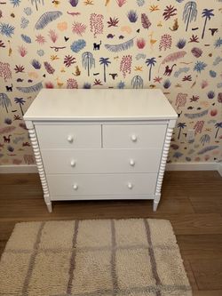 White Spindle Dresser from Target