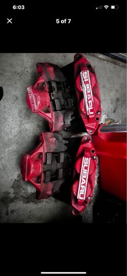 Oem Subaru Impreza wrx brakes and rotors