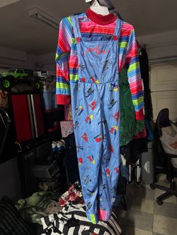 Size 8-9 Chucky Good Guys Halloween Costume