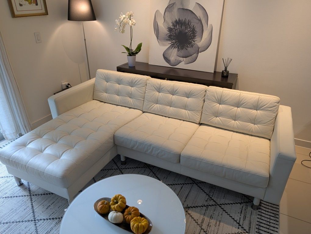 Sofa Sectional IKEA White