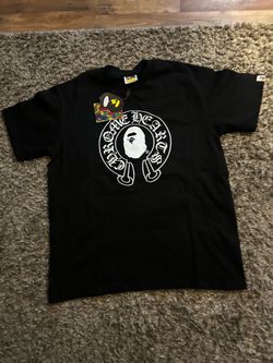 BAPE x Chrome Hearts Baby Milo T-shirt    Black Size Large