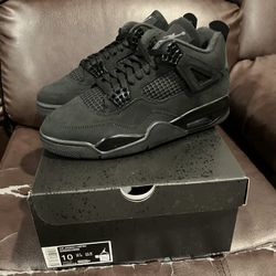 Nike Air Jordan 4 Retro Black Cat Size 10