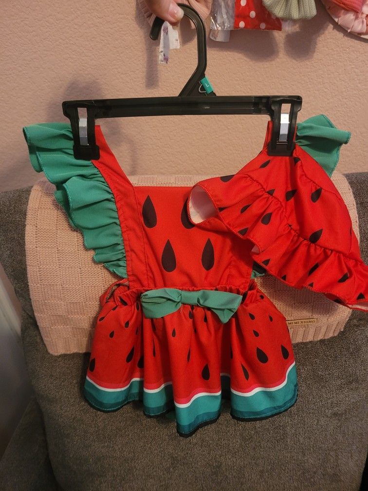 6-9 Month Watermelon Baby Outfit Costume