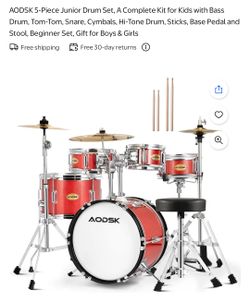 B/O Unopened Kids Drum Set NIB