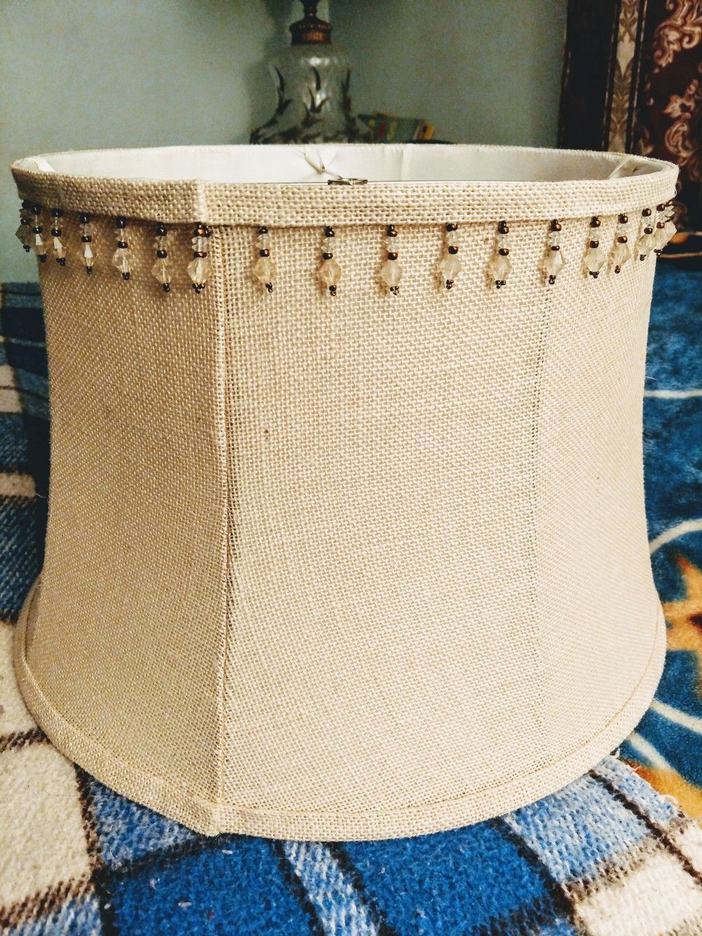 Imperial Bell Burlap Lamp Shade 18" x 12" x 14 1/2"
