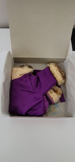 American Girl Julie's Purple Winter Coat Retired FOR 18" Doll DOLL NOT INCLUDED