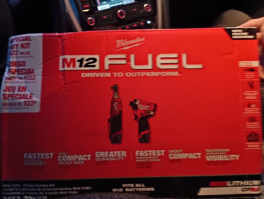 M12 Fuel Impact And Right Angle Driver Kit