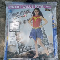 Child Size Large 12 - 14 Wonder Woman Halloween Costume