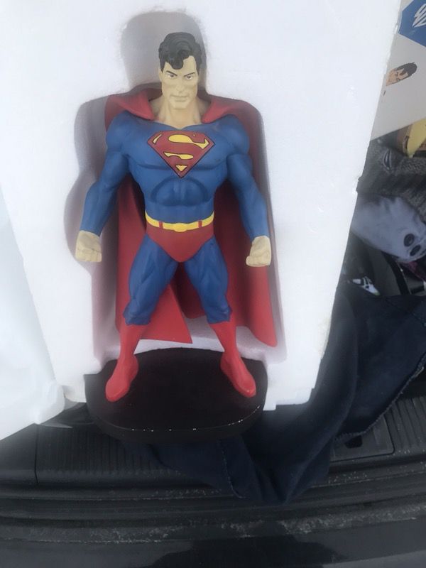 Superman and Batman collectibles