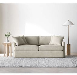 Crate And Barrel Lounge Deep Sofa 93" Used Only A Few Months