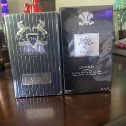 Parfums De Marly Royal Essence 4.2 Oz Bottle And Creed Aventus 3.3 Oz Bottle **NEW AND SEALED**