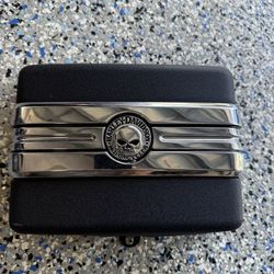 Harley Davidson Dyna Skull Battery Box Cover 