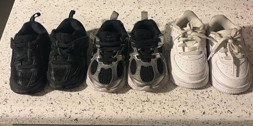 3 Pairs Toddler Sneakers Nike and More