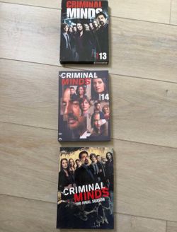 Criminal Minds DVDs, (seasons 13-15)
