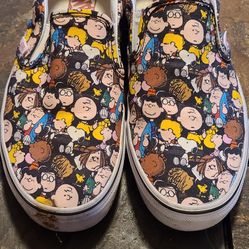 Peanuts Van's  Slip On Shoes 