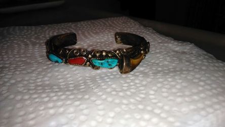 Silver hand made bracelet