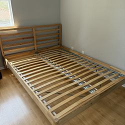IKEA Tarva Queen Bed Frame