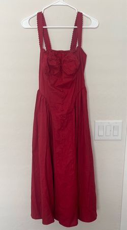 Large Women’s red dress