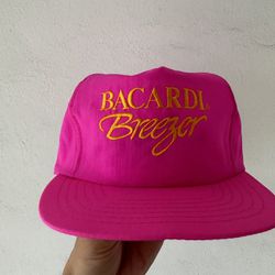 Vintage 90s Bacardi Breezer Nylon Hat
