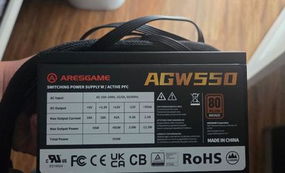AresGame 550w Power Supply