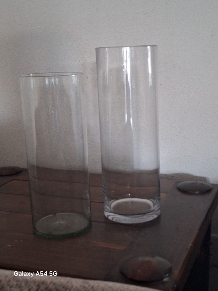 Two Glass Vases