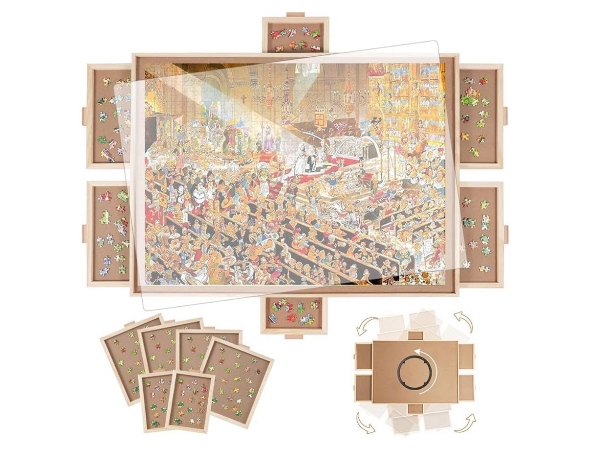 1000 Pieces Rotating Puzzle Board