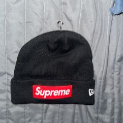 Supreme x New Era Box Logo Beanie 'Black'