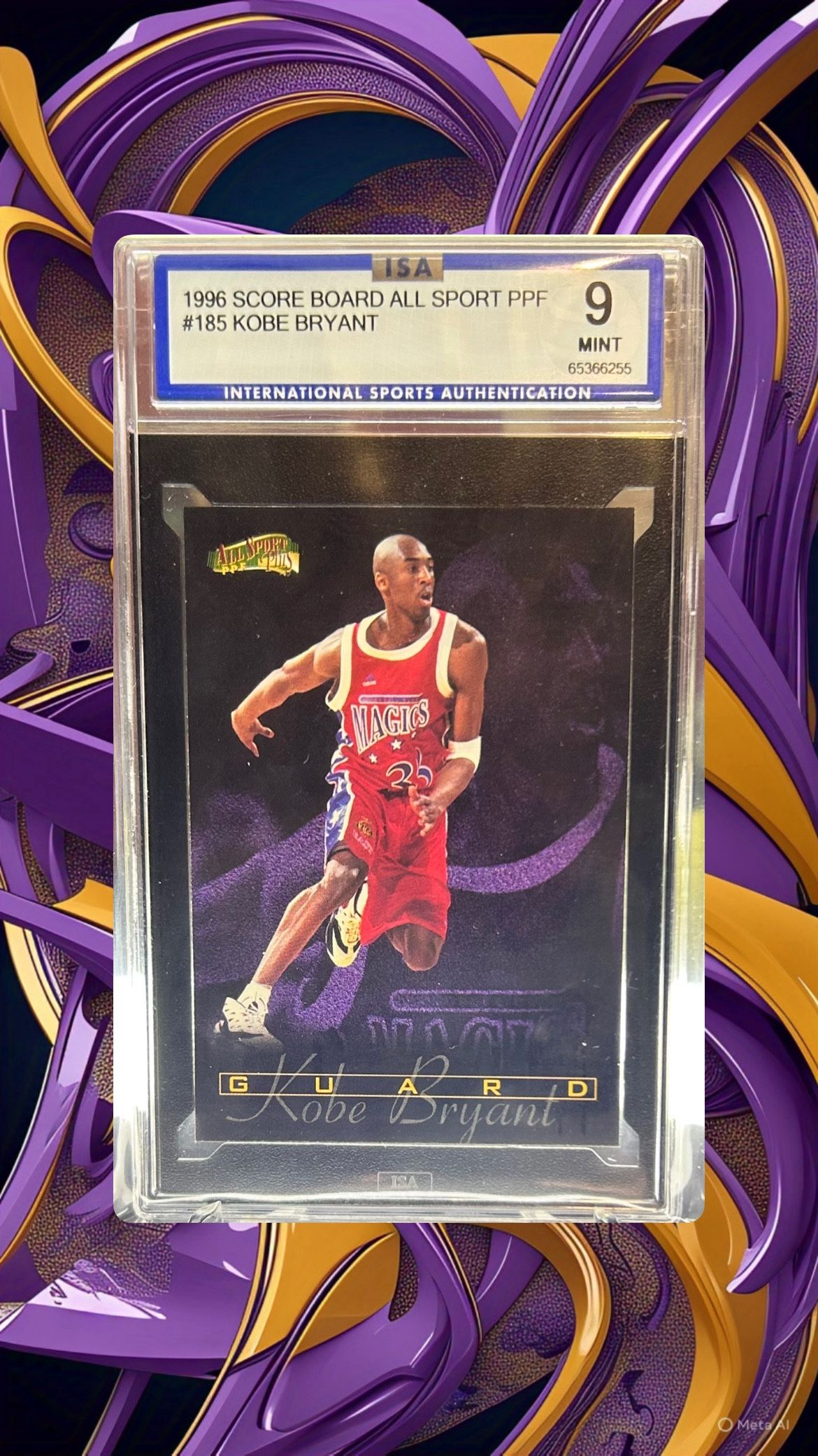 Kobe Bryant – 1996 Score Board Rookie Card (Mint 9)
