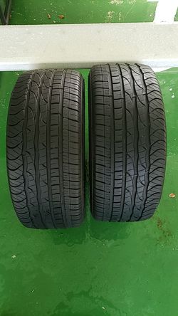 Douglas in good condition 2 tires 225 45 17 80% tread
