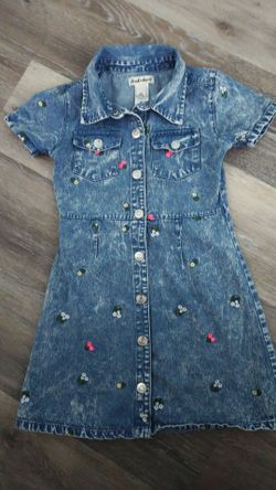 Girls size 6X Jean dress