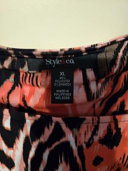 XL Style & Co blouse NWT