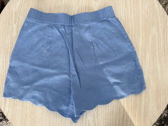 Abercrombie & Fitch - The Linen Collection Shorts, Light Blue, Size 27