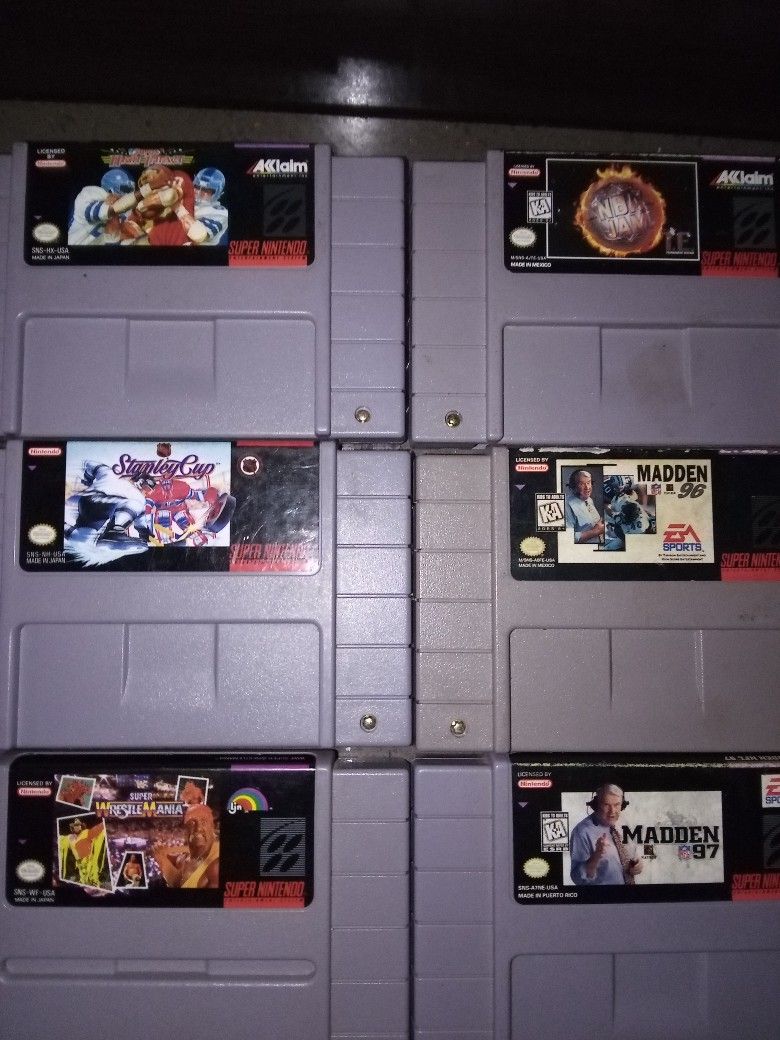 💥SUPER NINTENDO GAMES