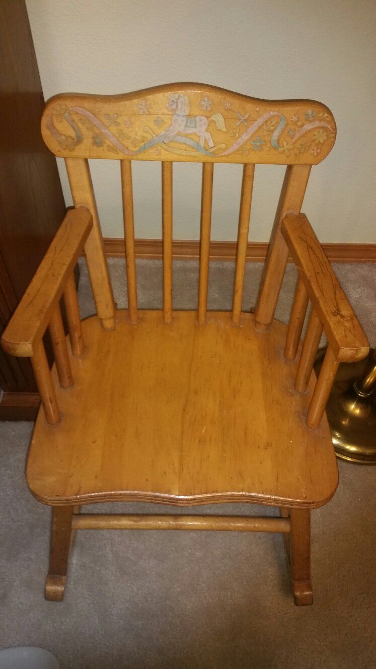 *Lower Price* Vintage Child's Rocking Chair