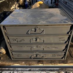 Box with all the screws and rivets