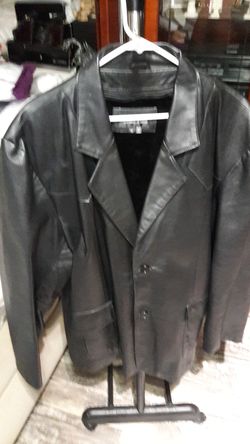 OSCAR PIEL LEATHER JACKET...
