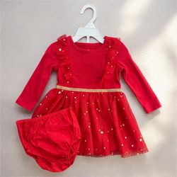 18months baby girl Gorgeous dress set for this Holidays