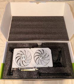 ASUS Dual RTX 4070 Super White OC 12GB Graphics Card GPU