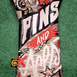 Pins and Aces Graffiti Driver Golf Club Headcover 