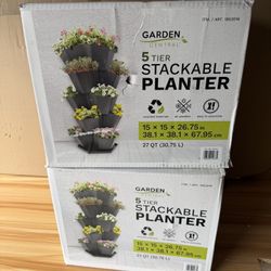 2 NEW 5 TIERS TACKABLE PLANTER