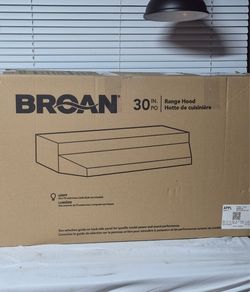 Broan 30 inch Convertible, Cabinet Range Hood