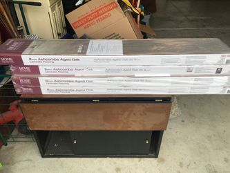 8mm Ashcombe aged oak snap in floors