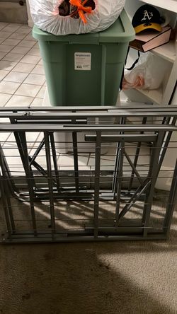 Grey full Bed frame