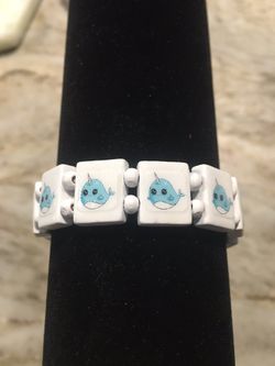 Narwhal jewelry bracelet