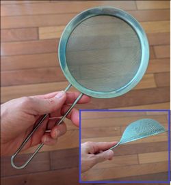 handheld small strainer sieve sifter for cooking