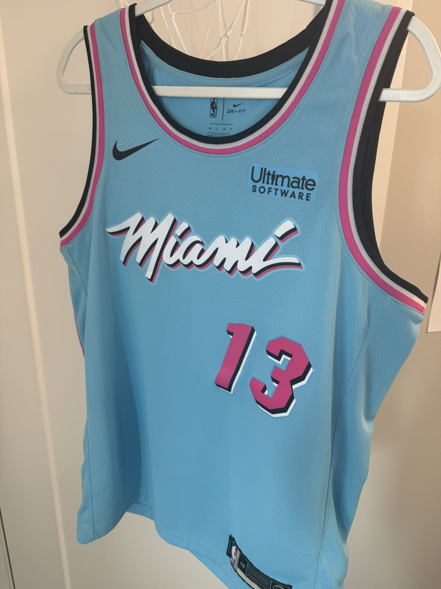 Bam Adebayo Nike Miami Heat Vicewave Swingman Jersey