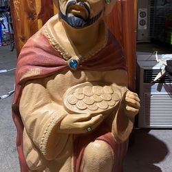 Blow Mold Poloron Wiseman 