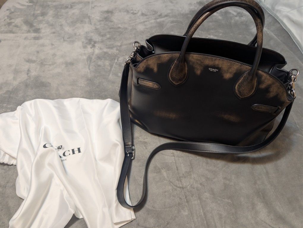 Coach Soft Empire 48 In Loved Leather Collectors Bag