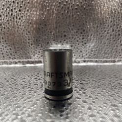 Vintage Rare Hard To Find Craftsman 1/4” Drive 3/8” 12 Point Socket 33073 Used