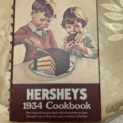 Vintage Hersheys 1934 Cookbook